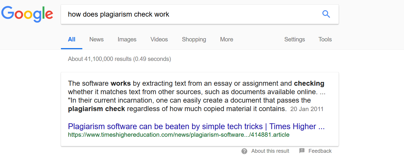 How Does A Plagiarism Checker Work Plagiarism Tech
